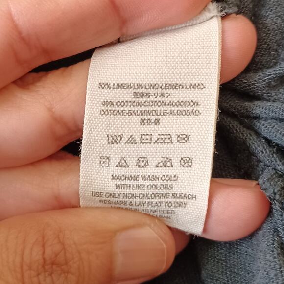 Free People Women’s Asymmetrical Black Soft and Comfy Dress Size Large - Picture 6 of 9